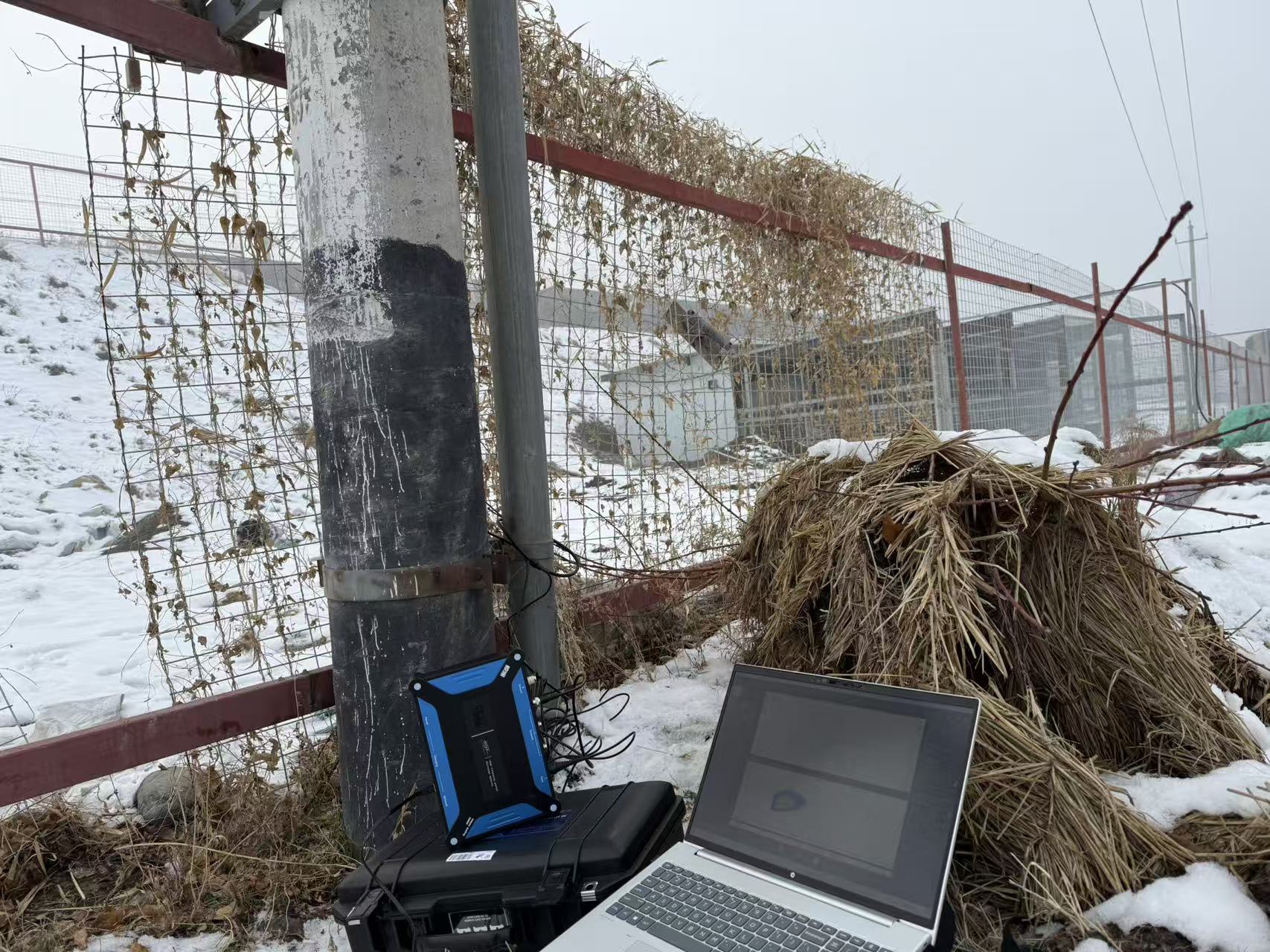 電纜局放測試儀使用現場